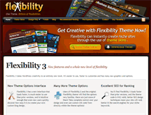 Tablet Screenshot of flexibilitytheme.com